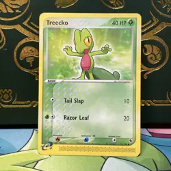 Pokemon Treecko 76/109 EX Ruby & Sapphire Regular LP - Image 1