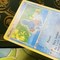 Pokemon 2003 Mudkip Ruby and Sapphire 60/109 LP - Image 4