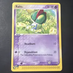 Ralts 67/109 Pokemon Ruby & Sapphire E Reader MP - Image 1