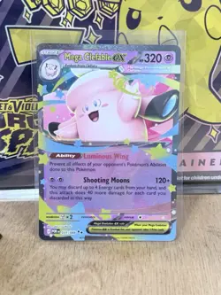 Pokemon Mega Clefable EX 320 HP Full Art Holo Perfect Order - Image 1