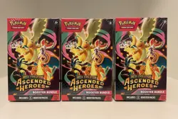 Pokemon TCG Ascended Heroes Booster Bundles (Lot of 3) - Factory Sealed - Image 1