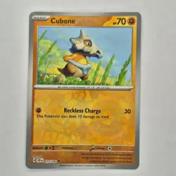 Cubone 72/142 Common Stellar Crown Pokemon Reverse Holo Near Mint - Image 1