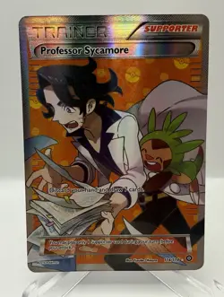 2016 Pokemon XY Steam Siege Professor Sycamore #114/114 NM - Image 5