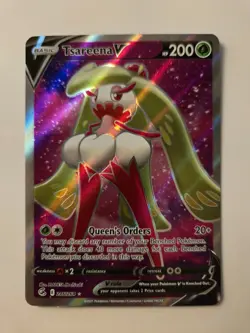 Pokemon Tsareena V - 246/264 - Fusion Strike - Full Art Rare - Image 1