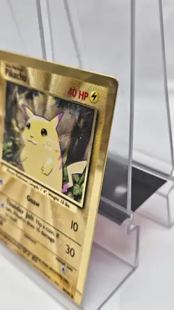 Pokemon Gold Metal Pikachu Card 58/102 - Celebrations Ultra Premium Collection - Image 4