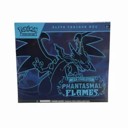 Pokemon TCG Mega Evolution Phantasmal Flames Elite Trainer Box ETB New Sealed - Image 1