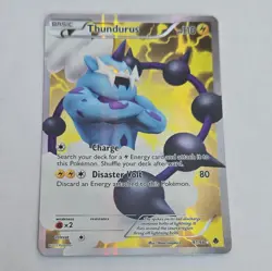 Pokemon Thundurus 97/98 Full Art Ultra Rare Holo BW Emerging Powers - Image 1