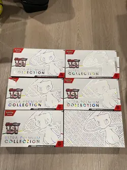 6 MEW UPC 151 Ultra Premium Collection Box EMPTY BOX **SEE PHOTOS** - Image 1