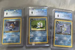 Pokemon TCG Team Rocket 1st Edition Bundle CGC Graded 9 Squirtle - Image 1