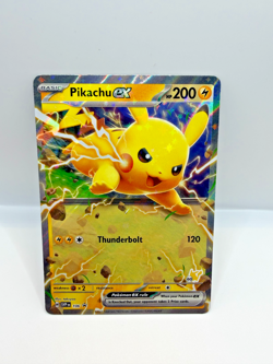 Pokemon Pikachu EX 106 SVP EN Full Art Holo 106 Battle Academy Black Star Promo - Image 1