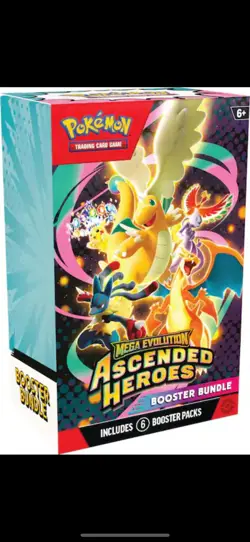 Pokemon Ascended Heroes Booster Bundle 4x - Pokemon Center Presale - Image 1