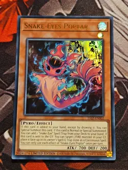 Snake-Eyes Poplar 25LP-EN002 Ultra Rare Yu-Gi-Oh! World Championship - Image 1