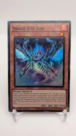 Snake-Eye Ash AGOV-EN007 Age of Overlord Yu-Gi-Oh - Image 1