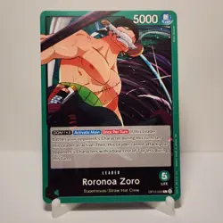 Roronoa Zoro OP12-020 Leader - One Piece: Legacy of the Master English - Image 1