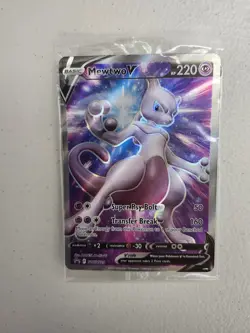 Pokemon TCG Mewtwo V SWSH229 Black Star Promo Sword & Shield (SEALED) - Image 1