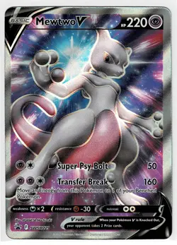 Mewtwo V SWSH229 Pokemon Sword & Shield Black Star Promo NM - Image 1