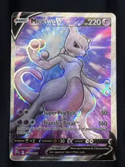 Mewtwo V SWSH229 Pokemon Sword & Shield Black Star Promo NM - Image 3