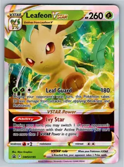 Leafeon VSTAR - Promo SWSH: Sword & Shield Promo Cards SWSH195 NM - Image 1