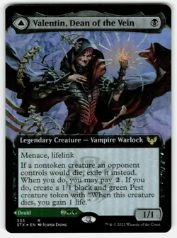 Valentin, Dean of the Vein (Extended Art) – Strixhaven MTG Card NM - Image 1