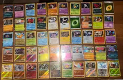 Pokemon Lot of 50 Holo Cards & Reverse Holo NM -Mint Condition 2019 - 2025 ⚡16P - Image 1