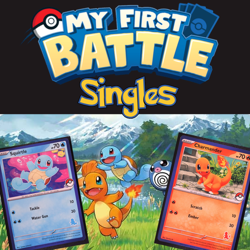 (combined shipping) SINGLES Pokemon My First Battle Charmander & Squirtle cards - Image 1