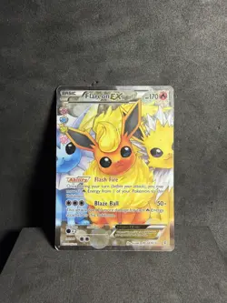 Pokemon Flareon EX RC28/RC32 Full Art Ultra Rare Holo 170 Generations Card - Image 1