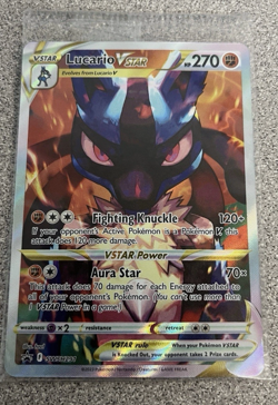 Lucario VSTAR SWSH291 Crown Zenith Black Star Promo Pokemon Card SEALED #SWSH291 - Image 1