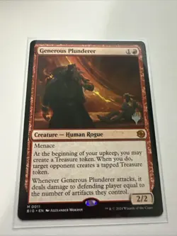 Generous Plunderer M Outlaws of Thunder Junction: The Big Score 11 NM promo - Image 1