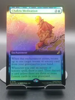 x1 Chakra Meditation - Foil - Extended Art R MTG Avatar: The Last Airbender: Ete - Image 1