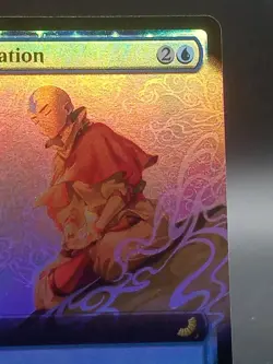 x1 Chakra Meditation - Foil - Extended Art R MTG Avatar: The Last Airbender: Ete - Image 3