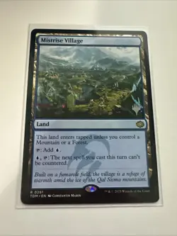 MTG Mistrise Village (261/166) Tarkir Dragonstorm Promos LP - Stamped - Image 1