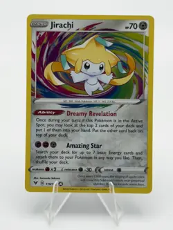Jirachi 119/185 SWSH04: Vivid Voltage Holo Pokemon TCG NM - Image 1