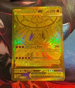 Psa 10 worthy Pokemon Mega Zygarde EX Full Art POR 124/088 Perfect Order - Image 1