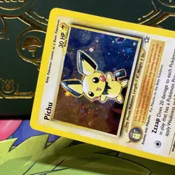 Pichu - 12/111 - Pokemon Neo Genesis Holo Swirl Card WOTC MP - Image 4