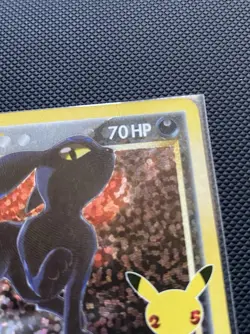 Pokemon TCG Umbreon Gold Star 17/17 Celebrations Holo Card Classic Collection - Image 3