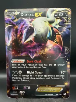 Darkrai-EX - 88/113 - Rare Holo EX - English Pokemon Legendary Treasures HP - Image 1