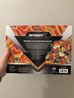 Pokemon TCG Infernape V Collection Box Factory SEALED SWSH Booster Packs - Image 2