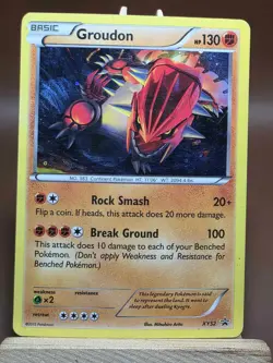 HP Groudon - XY52 - Primal Groudon Collection Holo Pokemon XY Promo - Image 1