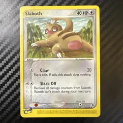Pokemon Slakoth e-reader EX Ruby & Sapphire 45/109 2003 NM-/LP+ - Image 1