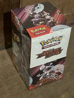 Pokemon Destined Rivals Sealed Half Booster Box 18 Packs - Image 1