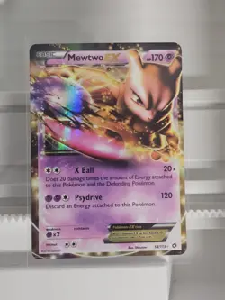 Pokemon Mewtwo EX 54/113 Legendary Treasures Ultra Rare Holo Basic 170 HP - Image 3