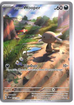 Paldean Wooper 102/094 Illustration Rare Phantasmal Flames Pokemon - Image 1