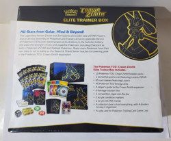 2023 Pokemon TCG Crown Zenith ETB Elite Trainer Box New Sealed - Image 2