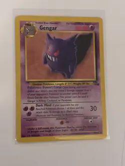 Pokemon Gengar 20/62 Fossil Non Holo Rare Regular Unlimited LP - Image 3
