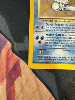 Vaporeon 12/64 Holographic Rare Jungle Pokemon Unlimited MP - Image 4