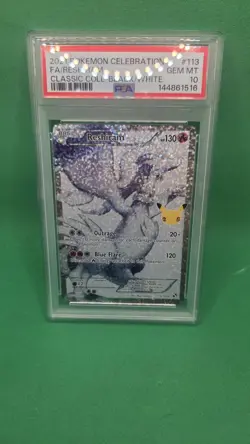 2021 POKEMON CELEBRATIONS CLASSIC COLL #113 FULL ART/RESHIRAM PSA 10 - Image 1