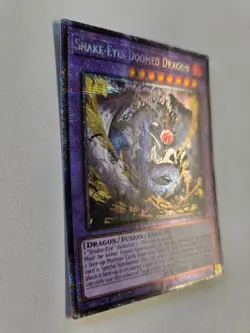 Snake-Eyes Doomed Dragon RA05-EN039 Starlight Rare Yugioh Rarity Collection 5 - Image 2
