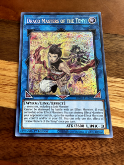 Draco Masters of the Tenyi MP20-EN205 1st Edition Secret Rare LP + BONUS - Image 1