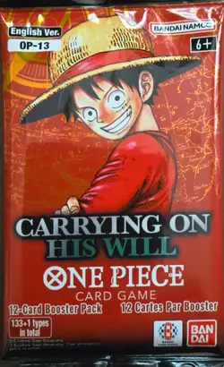One piece OP-13 Carrying On His Will Booster Pack. - Image 1