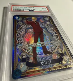 LOT OF 2 ONE PIECE SANJI SP OP11 JP PSA 9 & STUSSY SP OP11 JP PSA 9 - Image 4
